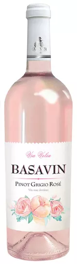 Basavin  Gold Pinot Grigio Rose, vin roz sec, 0.75 L