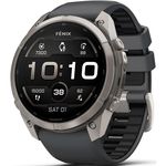 Ceas inteligent Garmin Fenix 9 Pro, 51mm, Ti w/Gpt/Blk bnd (010-04337-26)