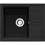 Мойка кухонная SanDonna Alina 590 (Negru Metalic)