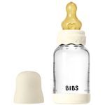 Поильник BIBS 50192216 Biberon din sticla anticolici Boheme Ivory cu tetina din latex 0+ luni, 120ml