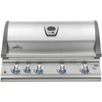 Мангал Napoleon BILEX605, gratar gaz incorporat, inox (BILEX605RBIP)
