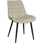 Стул Deco Hans Catifea Camel + Black Legs HLR7