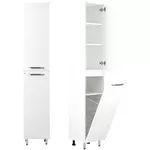 Шкаф-пенал Mashtab 10349 Agat cu cos 350x350x1900 Alb