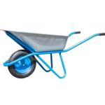 Тачка Hammer 28722 с пенополиуретановым колесом с подшипником (100 л), синим