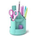 Подставка-органайзер Erich Krause 53690, set de birou, 8 elemente, menta