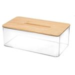 Cutie depozitare 5five 56163 Organizator pentru servetele Selena Bamboo 25.4x13.3x9.3cm