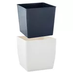 Ghiveci pentru flori Aleana 115084 Cvadro 22x22x21 cm, white rose