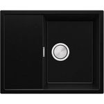 Chiuvetă bucătărie Primagran Ibiza 620-45 Black metallic + accesorii 500x620 MI6KM