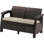 {'ro': 'Mobilier pentru grădină Keter Corfu II Love Seat Brown/Oat (258946)', 'ru': 'Садовая мебель Keter Corfu II Love Seat Brown/Oat (258946)'}