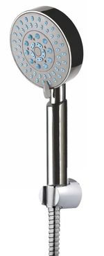 Набор для душа Bisk 05898 Cap de dus BASE 5F cu suport de perete, crom