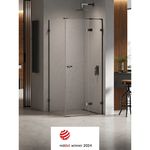 Душевая кабина New Trendy Eventa Black Chrome Rectangular L 100x90x200 8mm EXK-6159