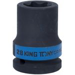 Set de tubulare, bite, duze King Tony 657528M Cap de impact 3/4