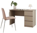 Masă de birou MebelStar NEO SK-3 120x60x75.5 Cashmere (MBS-1214)