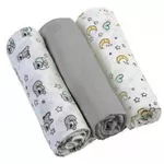 Accesoriu pentru înfășat BabyOno 348/01 Scutece MUSLINA super moale 3 buc.