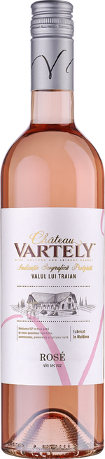 Vin Château Vartely IGP ROSE, sec roz 2022,  0.75 L