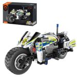 Конструктор iM.Master 5806 Motocicletă de poliție, Mechanical Master, cu inerție, 193pcs