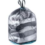 Geantă de voiaj Deuter Husa Mesh Sack 10 petrol-black