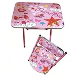 Set de mobilier pentru copii Richi (896717) Masa cu scaun Princess, roz, 60x40cm