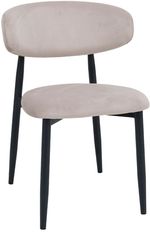 Scaun Deco Meridian Beige + Black Legs