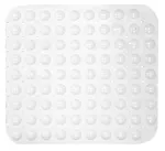 Covoraș de baie Bisk 71377 Covoras dus antiderapant, 55x55, alb