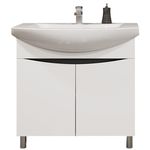 Dulap pentru lavoar Bayro Elara Duo под умыв. Zenon 860 белый мат