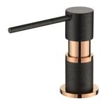 Dozator săpun Helika-AquaSanita DTR-601CC Black Metallic/Copper