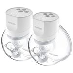 Pompă pentru sân Momcozy BP275-WH71BA-A Pompa de san electrica dubla S12 Pro White
