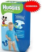 Huggies подгузники Ultra Comfort 5 для мальчиков 12-22 kg, 64 шт
