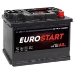 Автомобильный аккумулятор Eurostart Extra power 60 Ah R+