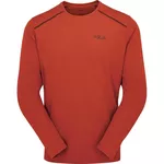 Одежда для спорта Rab Tricou barbati Force LS Tee Tuscan Red L (QBL-07-TRD-LRG)