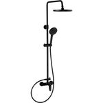 Душевая панель kfa armatura Otava Black термостатический черный