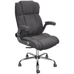 Fotoliu de birou Deco BX-3702 Stofă Dark Grey