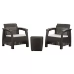 {'ro': 'Mobilier pentru grădină Hydro S Mobila p/u terasa si balcon Ferrara Star, 2 persoane, Wengue', 'ru': 'Садовая мебель Hydro S Мебель для террасы и балкона Ferrara Star, 2 персоны, Венге'}