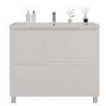 Dulap pentru lavoar Bayro Sensi под умыв. Allegro 800 белый мат, напольный