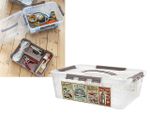 Контейнер Econova Grand box 39X29X12cm, 10l, замки, рисунок