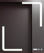 Oglindă baie Bayro Edge 700x800 LED touch, подогрев, часы, термометр