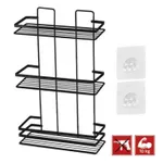 Полка для ванной Hydro S MAGIC FIX 745, Negru, triplu p/u baie