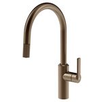 Смеситель кухонный Gessi 60942-761 Coffee Bronze Br PVD