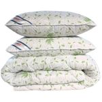 Textile de casă Somnart 025510 Set Aloe Vera, 2 perne 50x70cm + pilota microfibra 200x220cm (250gr)