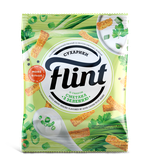 Сухарики Flint 70г со вкусом сметаны с зеленью