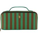 Несессер/косметичка Pip Studio 51.274.292 Cyrille Cosmetic Bag Medium Stripe Green 23.5x11x5x22cm