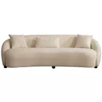 Диван Trendy Napoli Crem Bouclette (3 locuri)