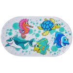 Covoraș de baie Bisk 08532 antiderapant FUN 69/39 MULTI