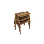 Măsuţă cafea Trendy Paris, Nuc 48x42x35cm, masa de cuibarit (3 bucati)