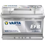 Acumulator auto Varta 70AH 760A(EN) terminale 0 (278x175x190) S6 008 EFB (570500076K262)