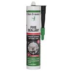 Etansant Den Braven Fire Sealant, negru, rezistent la temperatura,1200 grade, 280 ml