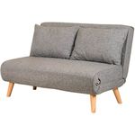 Canapea Trendy Folde Gri deschis (2 locuri)