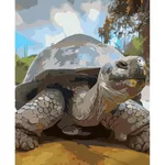 Картина по номерам Strateg R 9 /20 (GS582)(44981) Broască țestoasă, 40x50 cm