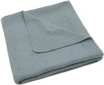 Lenjerie de pat pentru copii Jollein 516-511-68032 Paturica Cosy Knit Sea Green, 75x100cm