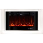 Камин электрический ArtFlame Bernard mini & Adeli, 725x1215x300 mm, Alb